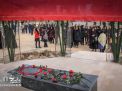 مراسم تجدید میثاق ، گلباران و عطر افشانی در مزار شهدای گمنام دانشگاه های شاهرود 